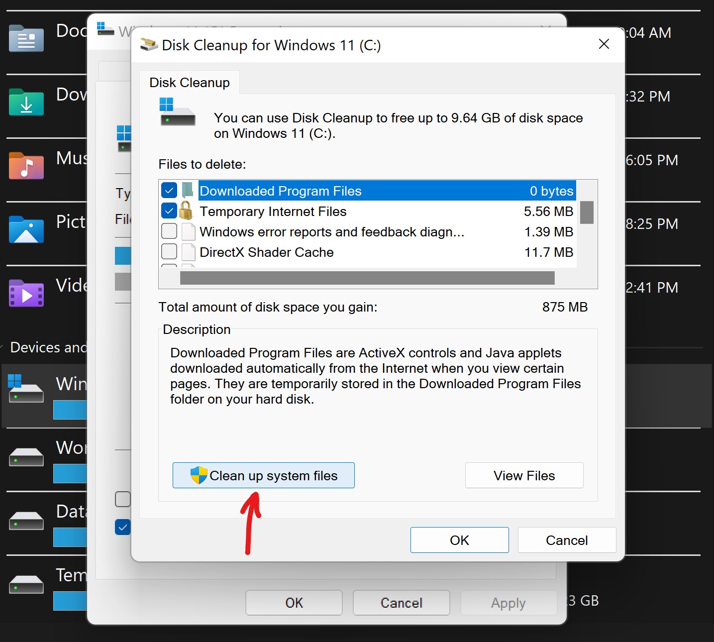 Delete Previous Windows installations in Windows 11