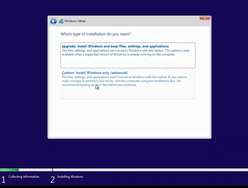Step 3. Install Windows 11 on drive C